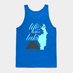 Life Is Better at the Lake-Glen Lake Tank Top